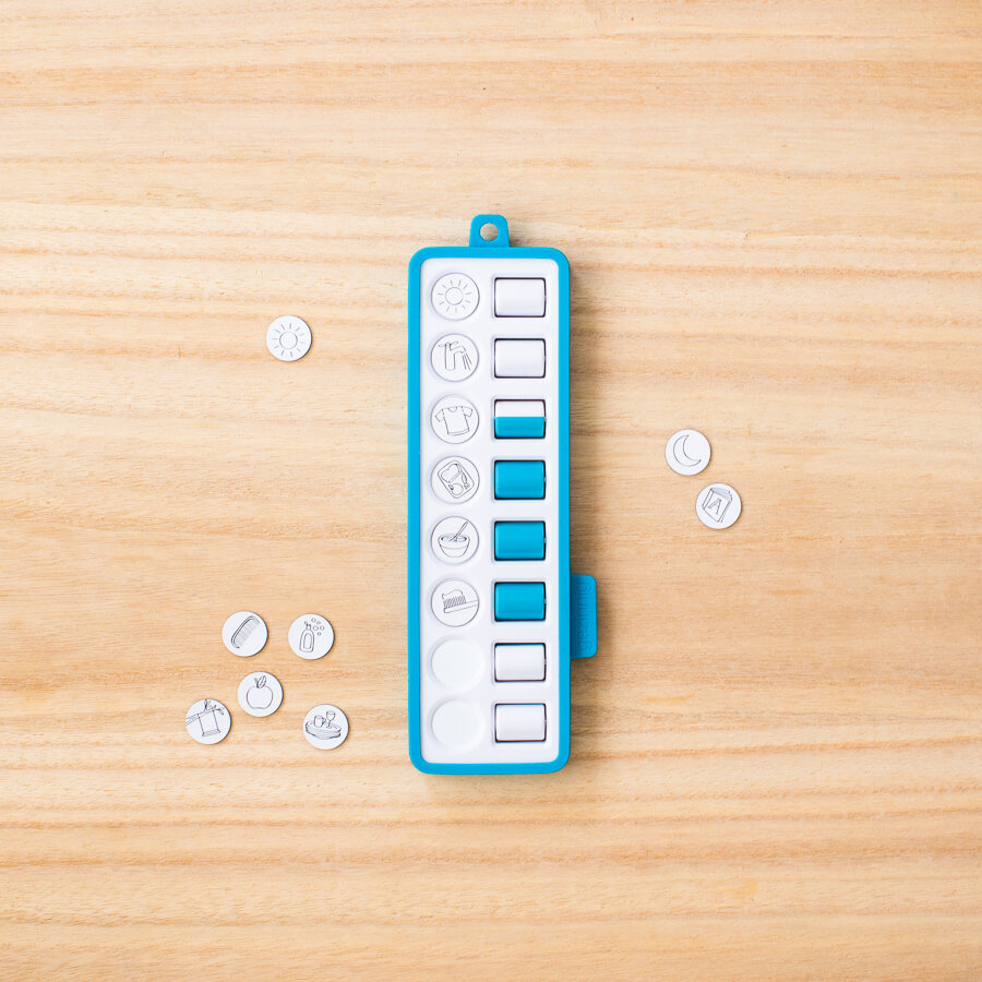 Gezinnig Checkpad Blauw