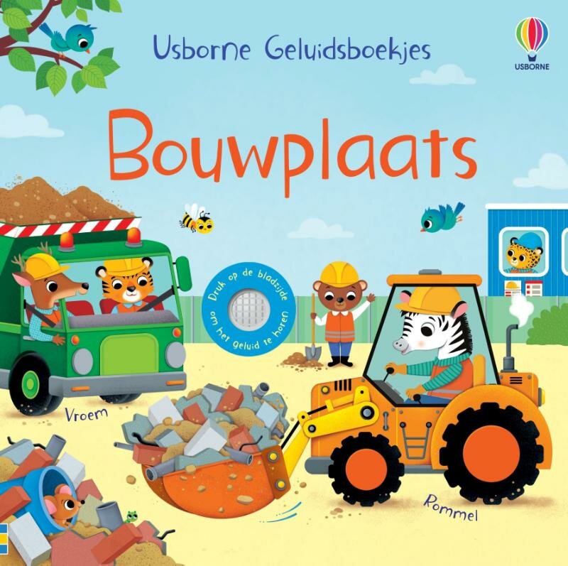 Usborne Geluidenboek - Bouwplaats 2+ | Speel je Wijs