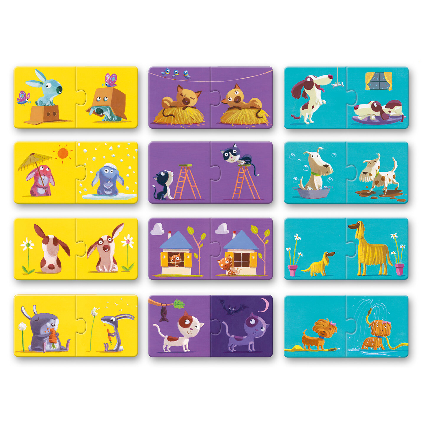 Djeco Puzzel Tegenstellingen 2+