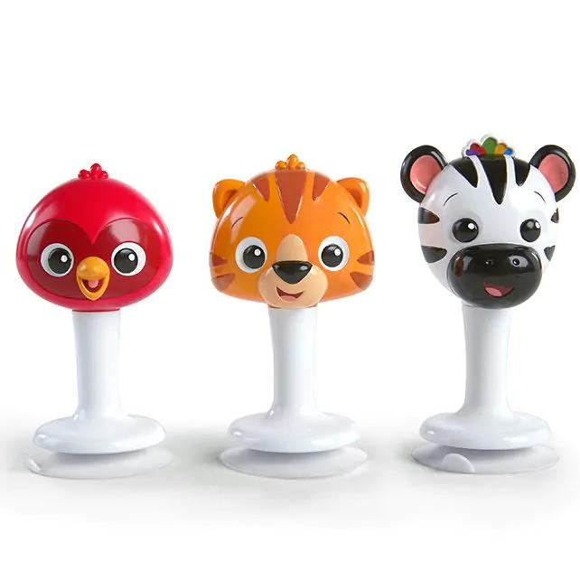 Hape Trio Rattle set - 3 Rammelaars met Zuignap