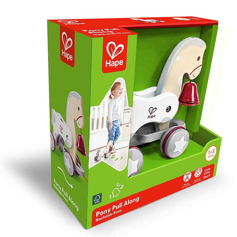 Hape-Trekdier Houten Pony