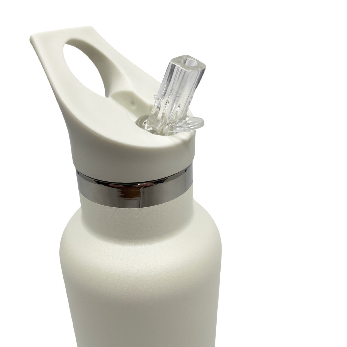 Smikkels RVS Thermos Drinkfles 350ml - Zacht Wit | Speel je Wijs