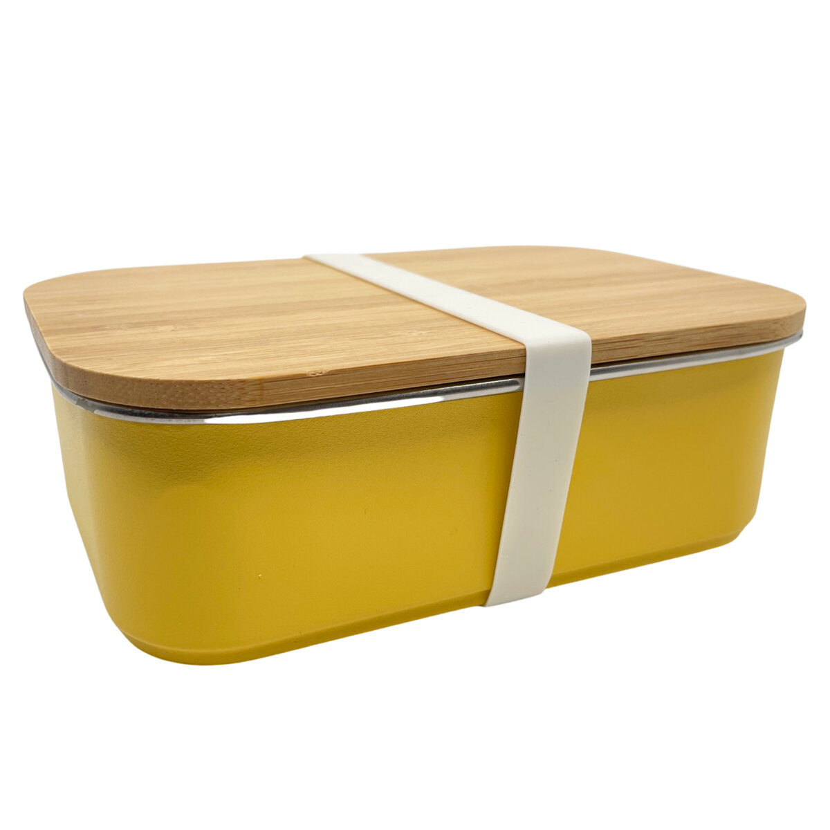 Smikkels RVS Lunchbox - Geel| Speel je Wijs