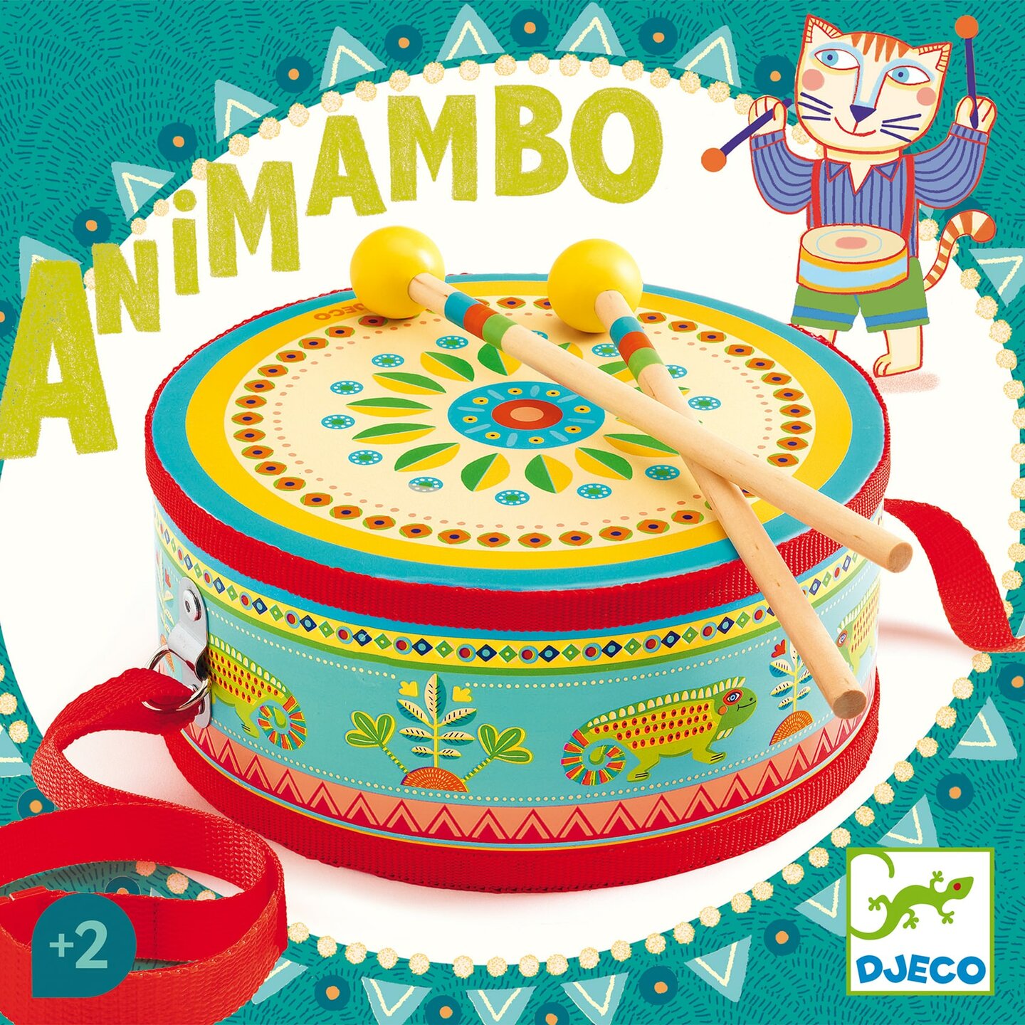 Djeco  Animambo | Trommel 2+ | Speel je Wijs