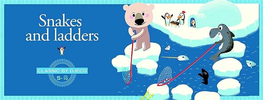 Djeco gezelschapsspel Slangen en Ladders 5+| Speel je Wijs