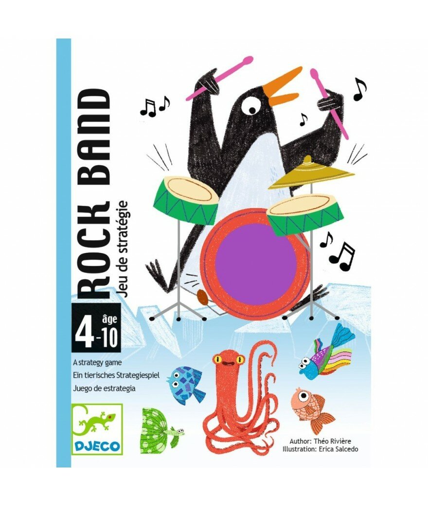Djeco Kaartspel Rock Band 4-10 jaar| Speel je Wijs