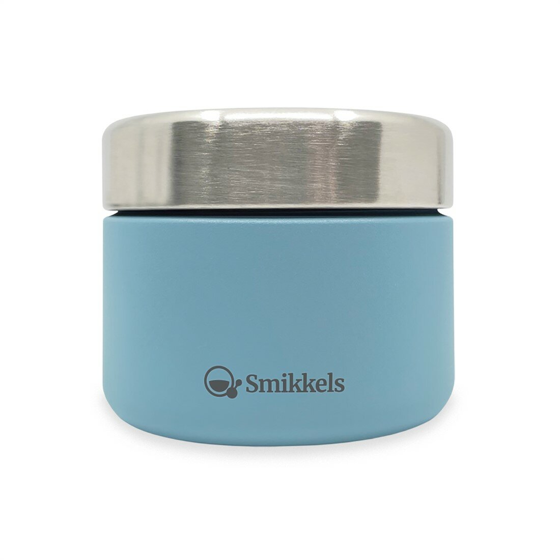 Smikkels RVS Fruitbakje 420ml - Blauw | Speel je Wijs