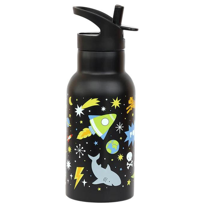 a Little Lovely Company RVS Drinkfles Galaxy | Speel je Wijs