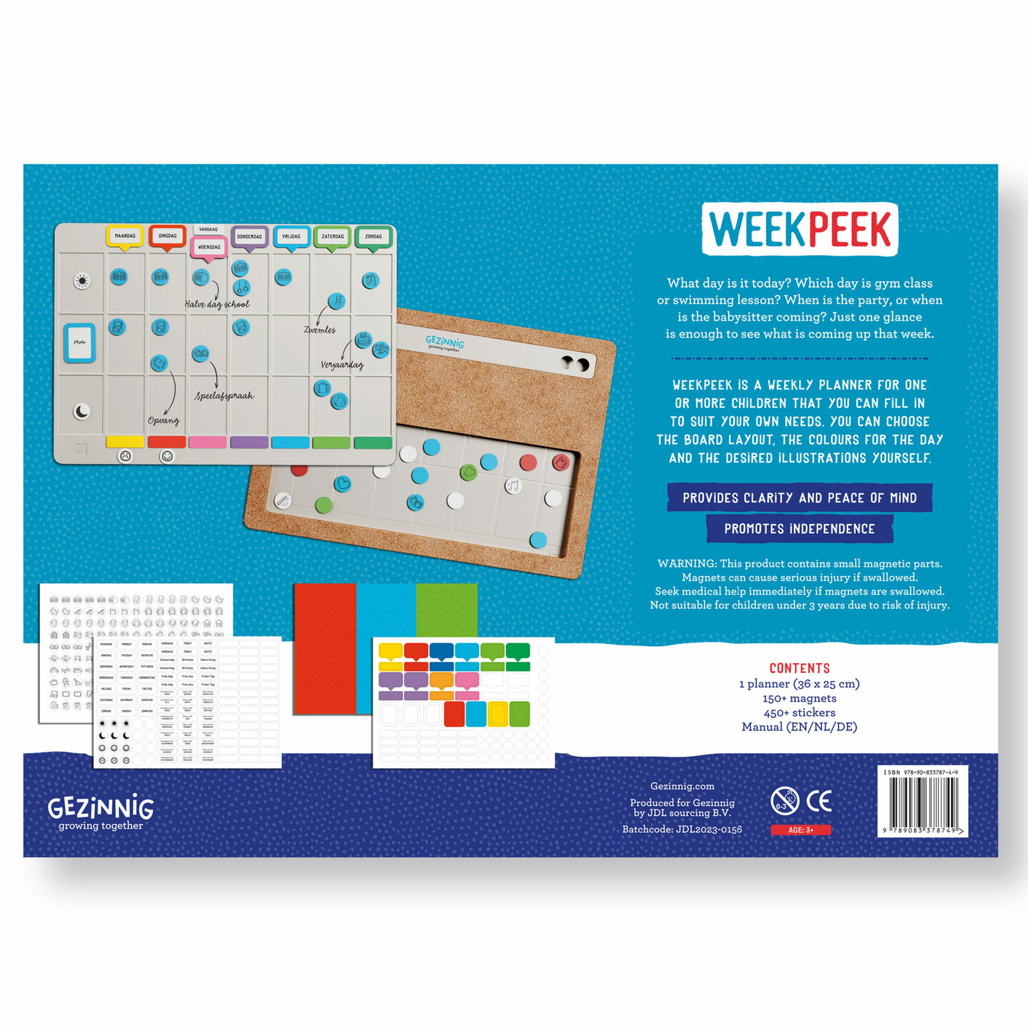 Gezinnig Weekplanner WEEKPEEK