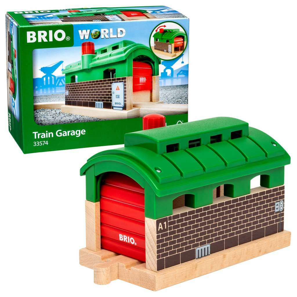Brio - Treingarage met roldeuren - 33574 | Speel je Wijs