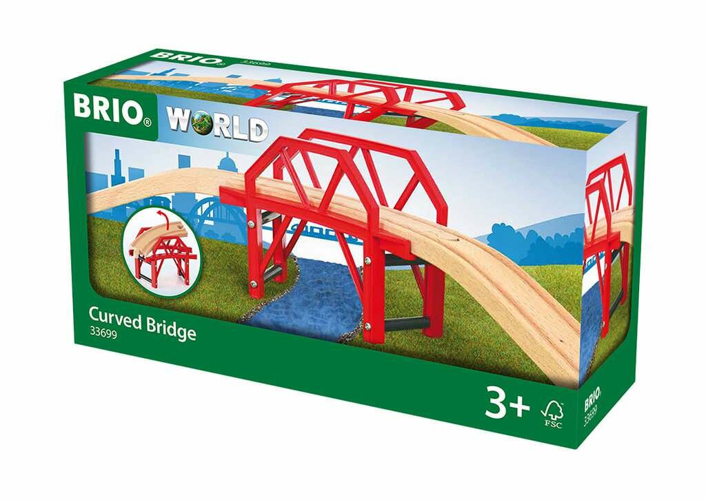 Brio - Spoorbrug (curved Bridge) - 33699 | Speel je Wijs