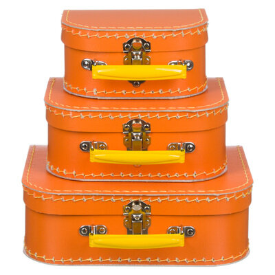 Kinderkoffer Oranje -16cm
