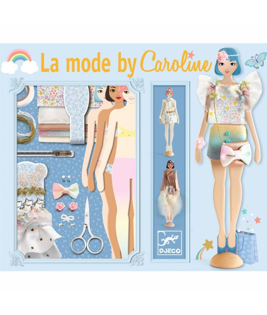 Djeco Knutselset - Aankleedpoppen Fashion by Caroline