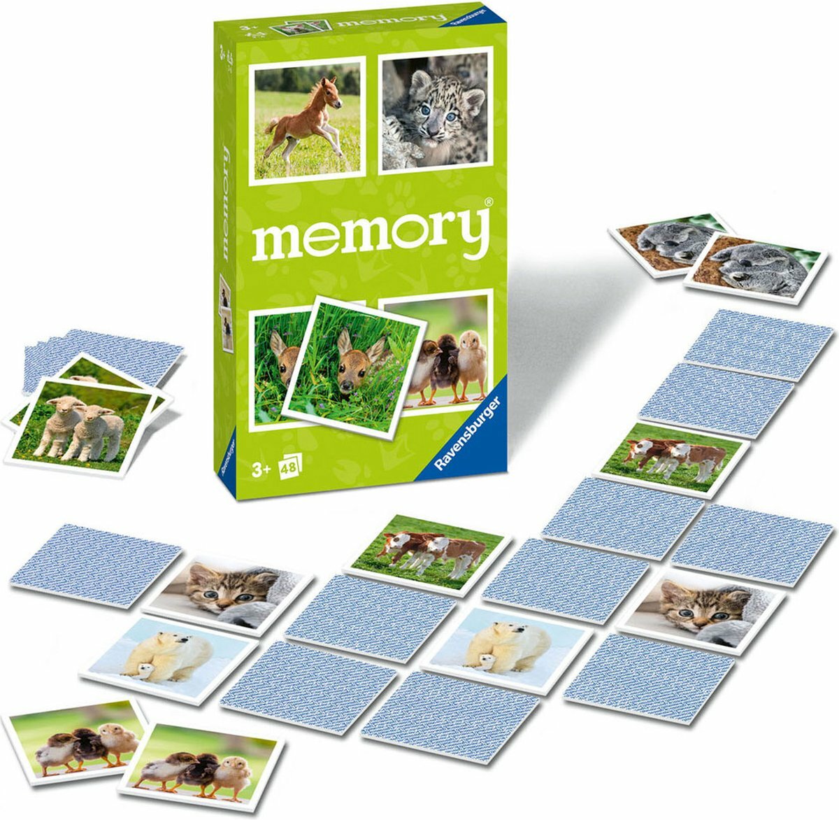 Ravensburger | Memory Babydieren 3+ | Speel je Wijs