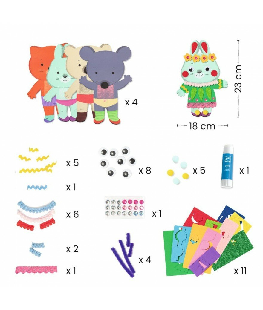Djeco Kleuren | Little Sweethearts 3-6jr | Speel je Wijs