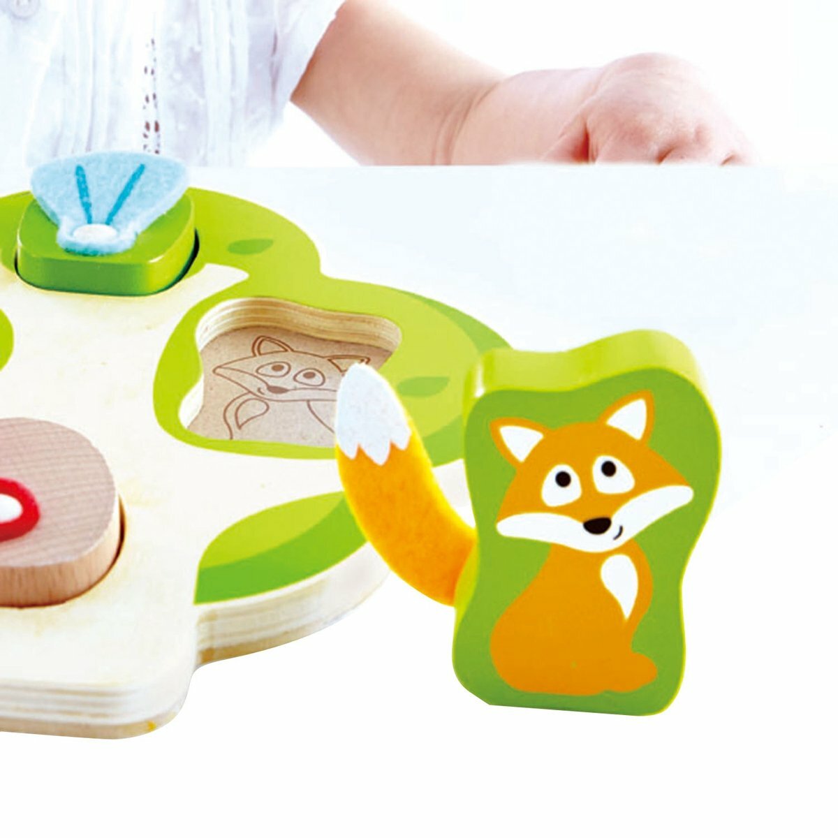 Hape - Vormenpuzzel Wie zit er in de boom? 1+ | Speel je Wijs