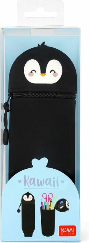 Legami Kawaii 2 in 1 zachte siliconen etui - Pinguin | Speel je Wijs