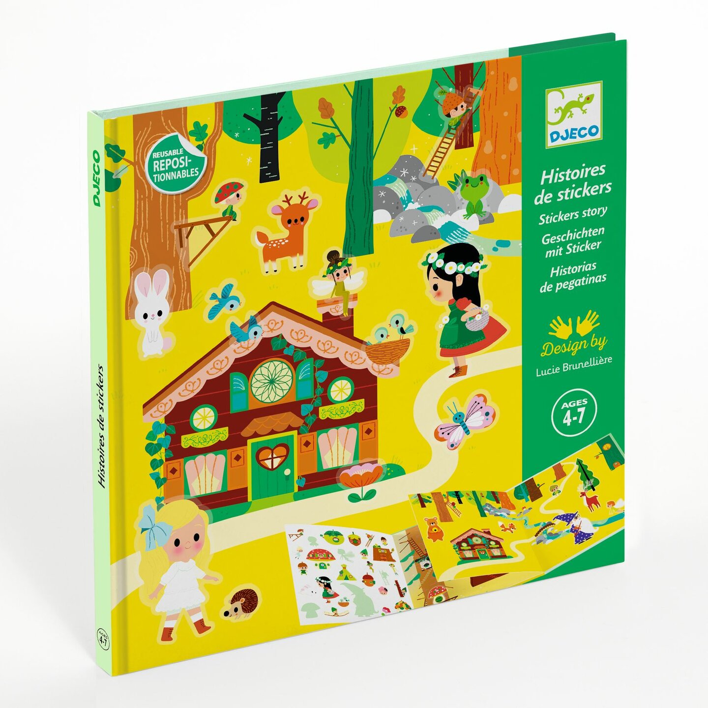 Djeco Stickers - Het Magische Bos 4-7 jaar | Speel je Wijs