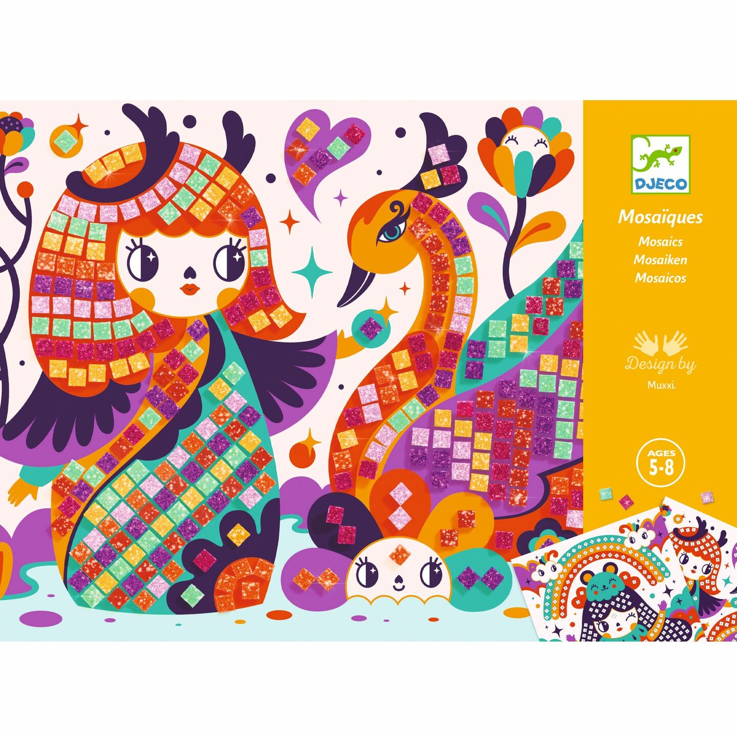 Djeco Moza&iuml;k Kokeshi 5-8 jaar | Speel je Wijs