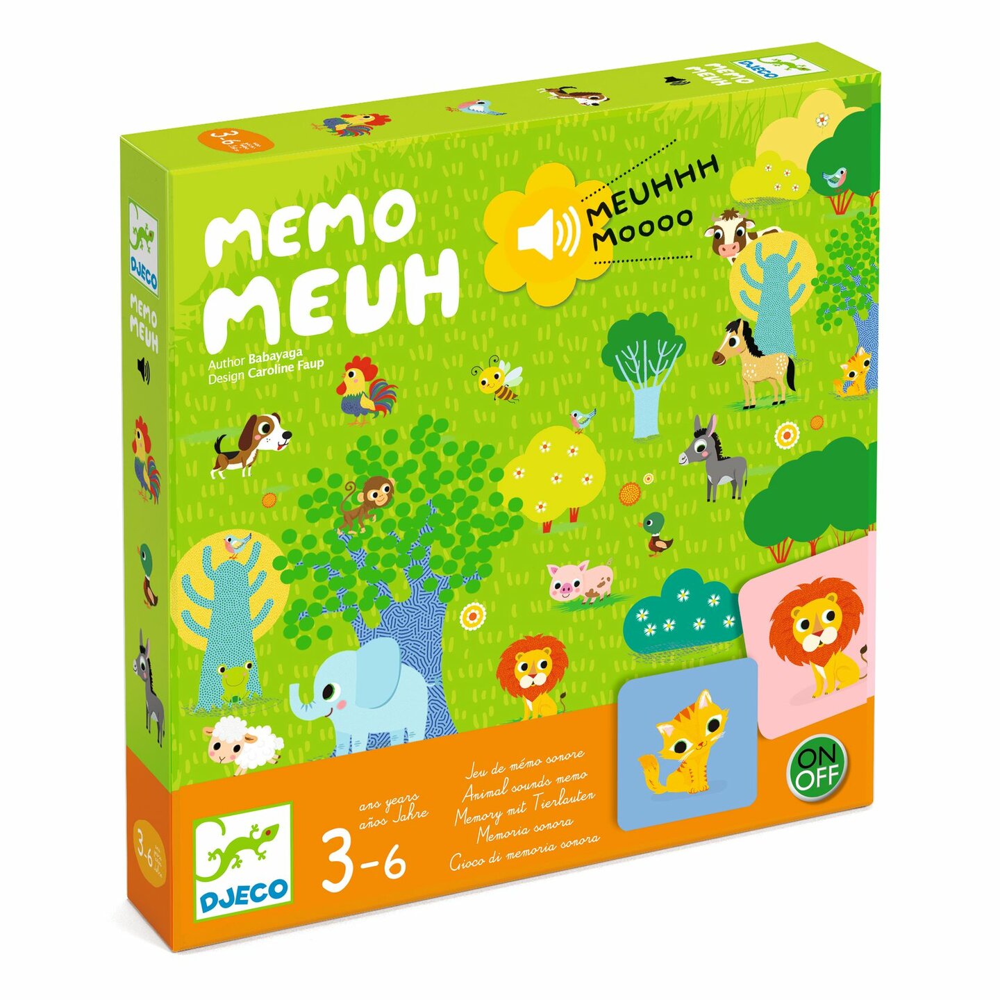 Djeco Geluiden Memory - Memo Meuh 3+