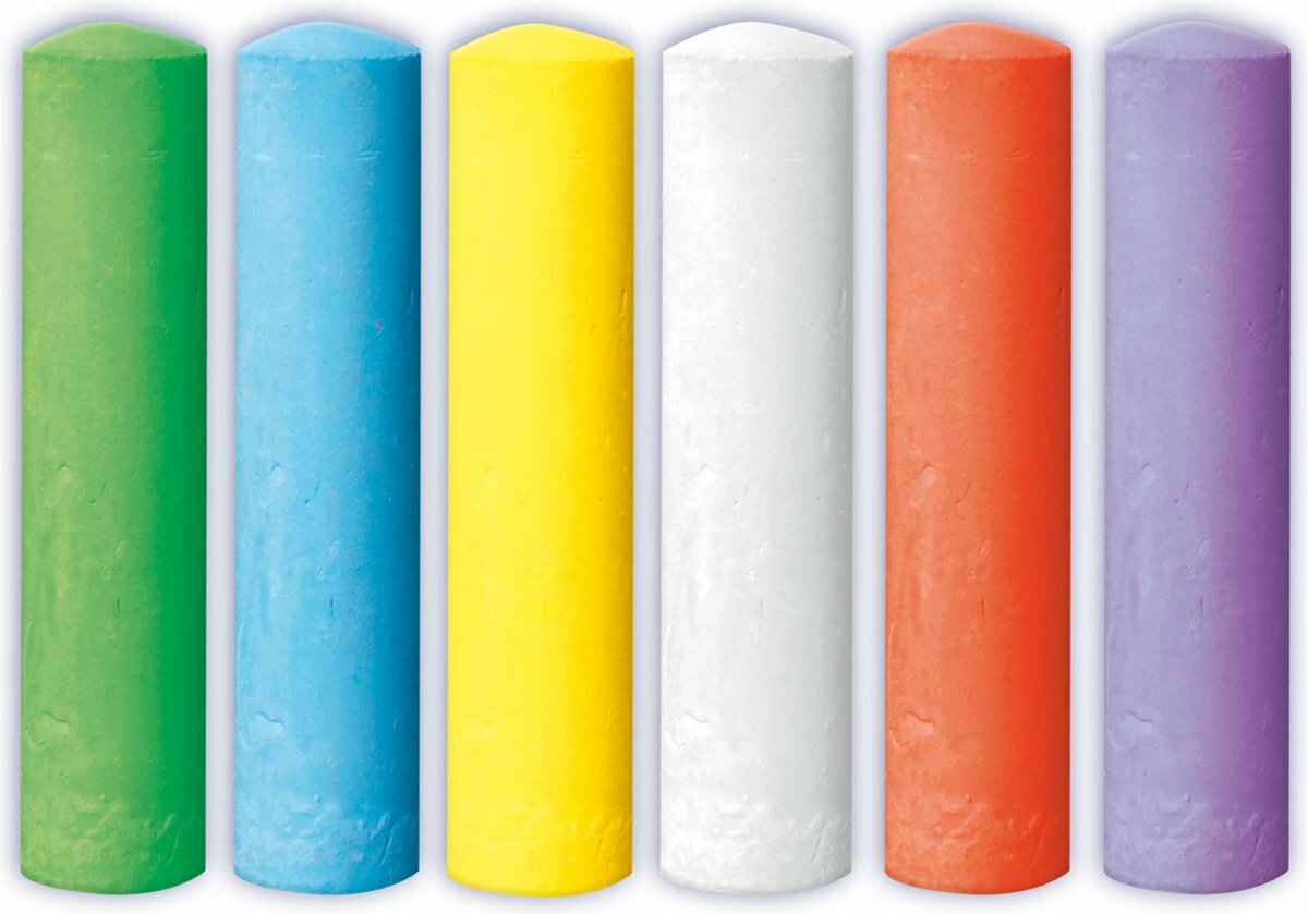 SES Stoepkrijt - 6st. | Speel je Wijs