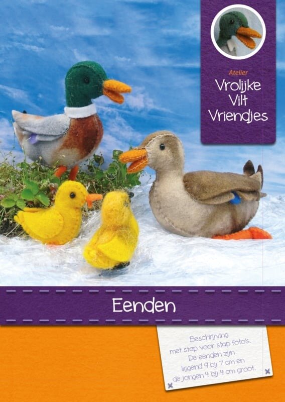 Atelier Vrolijke Vilt Vriendjes Eendjes | Speel je Wijs