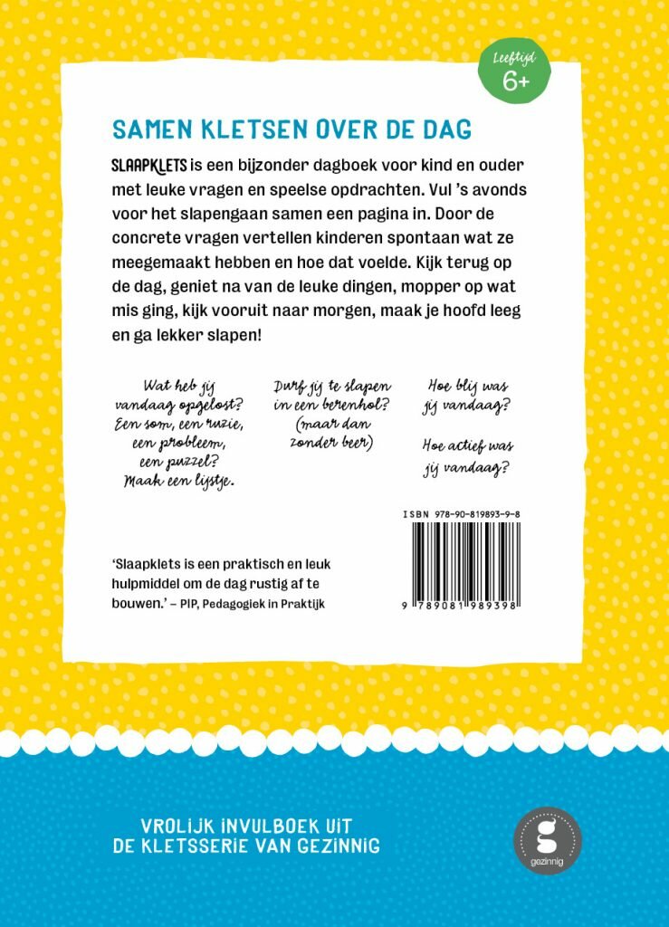 Gezinnig Slaapklets deel 2 | Speel je Wijs