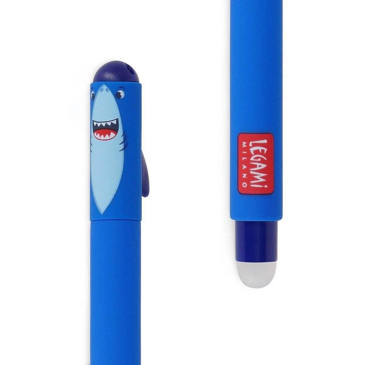 Legami Uitwisbare / Erasable Gelpen - Shark | Speel je Wijs