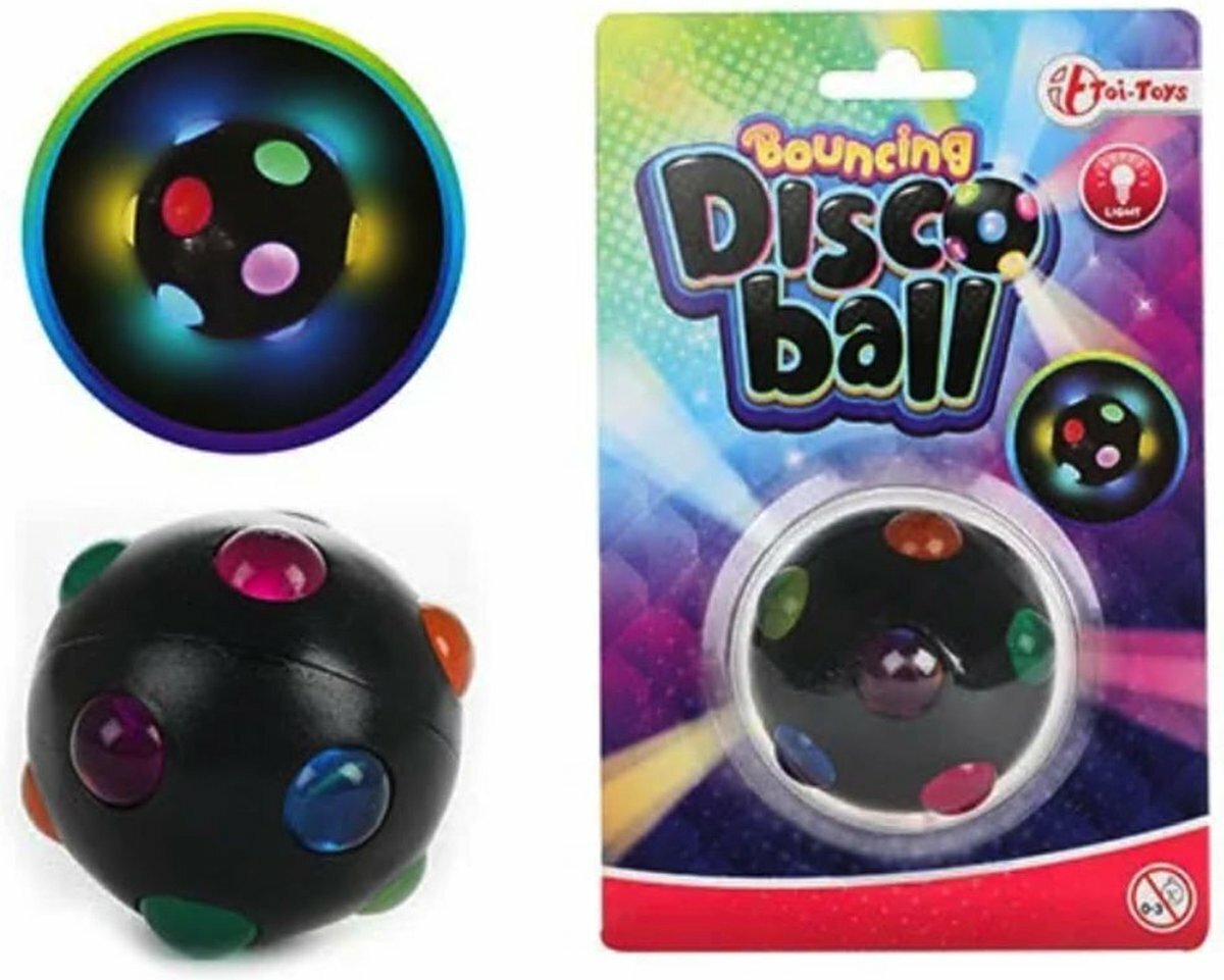 Fun Stuiterbal Disco - met licht | Speel je Wijs