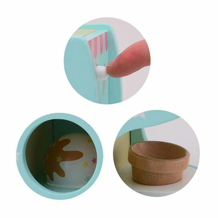 Joueco Houten Ijsmachine met Ijsbollen | Speel je Wijs