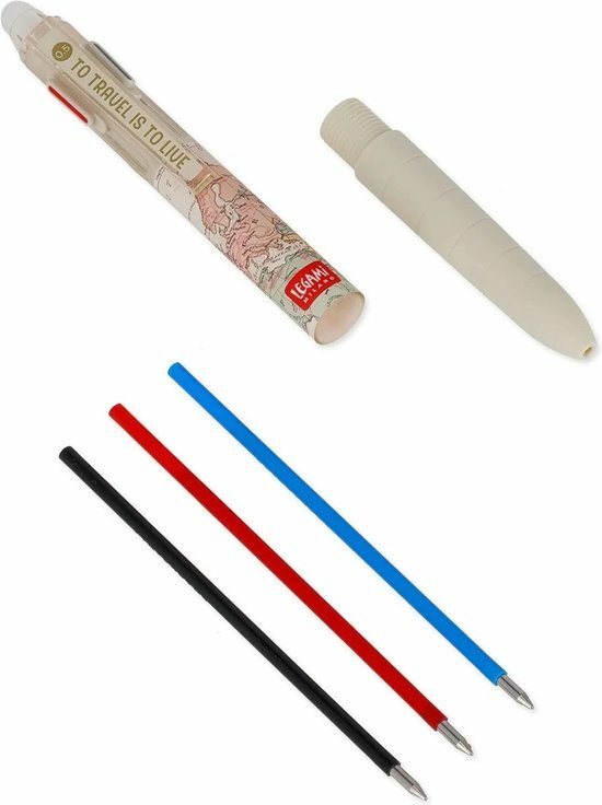 Legami 3 - Colour Uitwisbare / Erasable Gelpen - Travel | Speel je Wijs