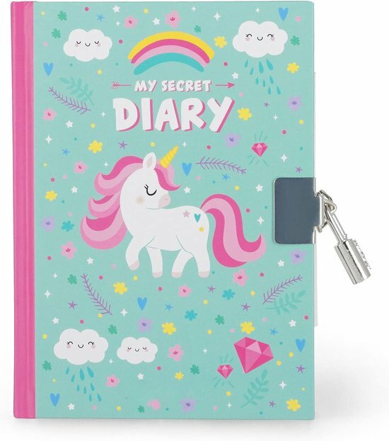 Legami Geheim dagboek/ Notitieboek met slot - Unicorn | Speel je Wijs