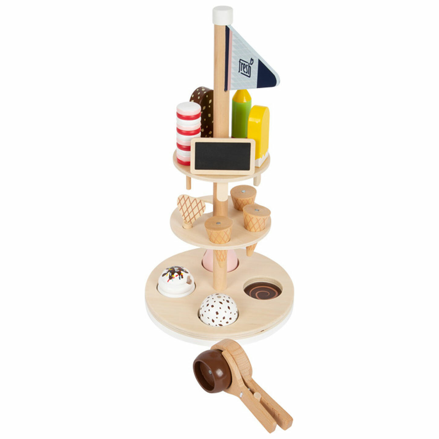 Small Foot Houten Ijsjes met Houder | Speel je Wijs