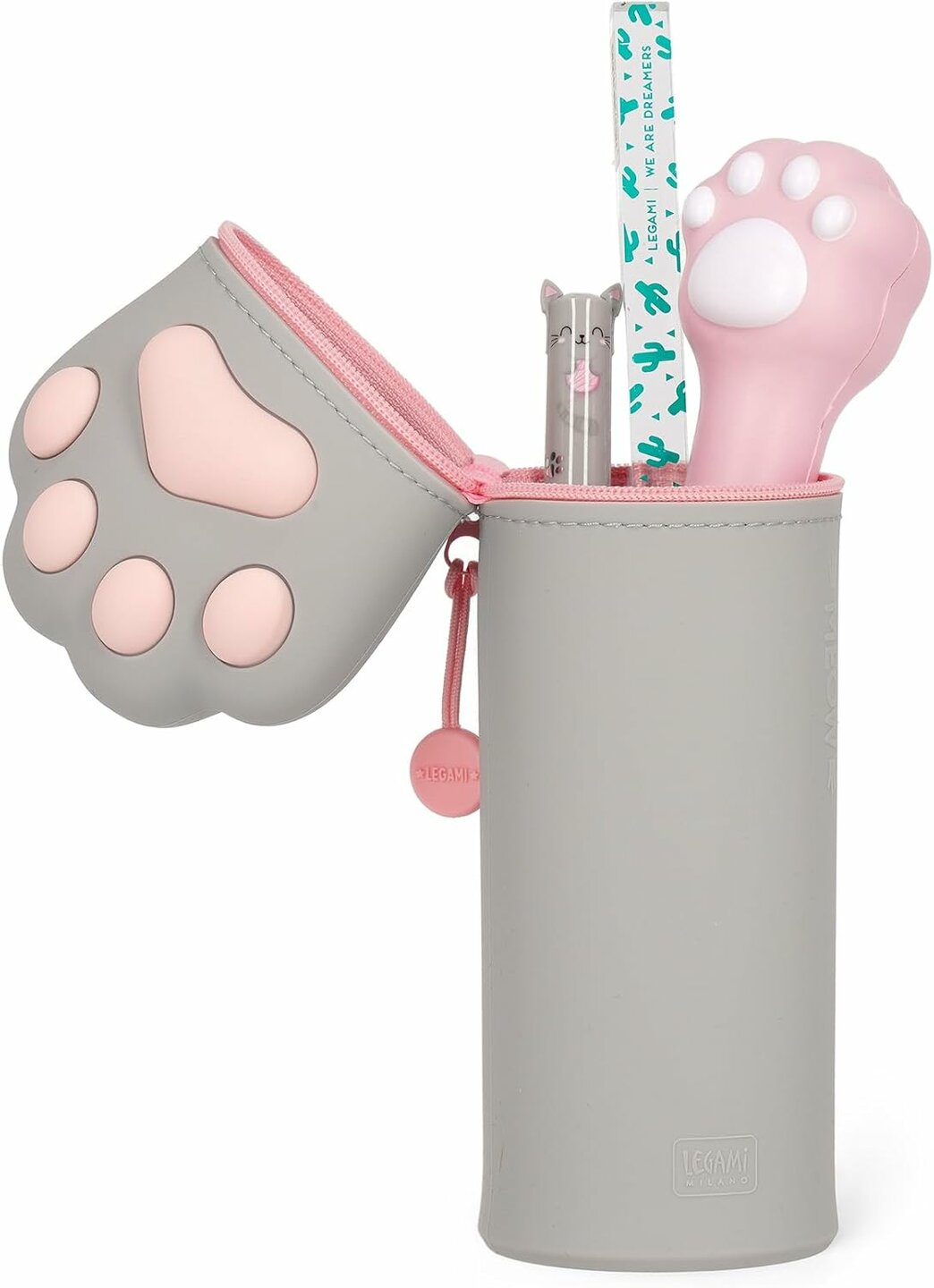 Legami Kawaii 2 in 1 zachte siliconen etui - Kitty| Speel je Wijs