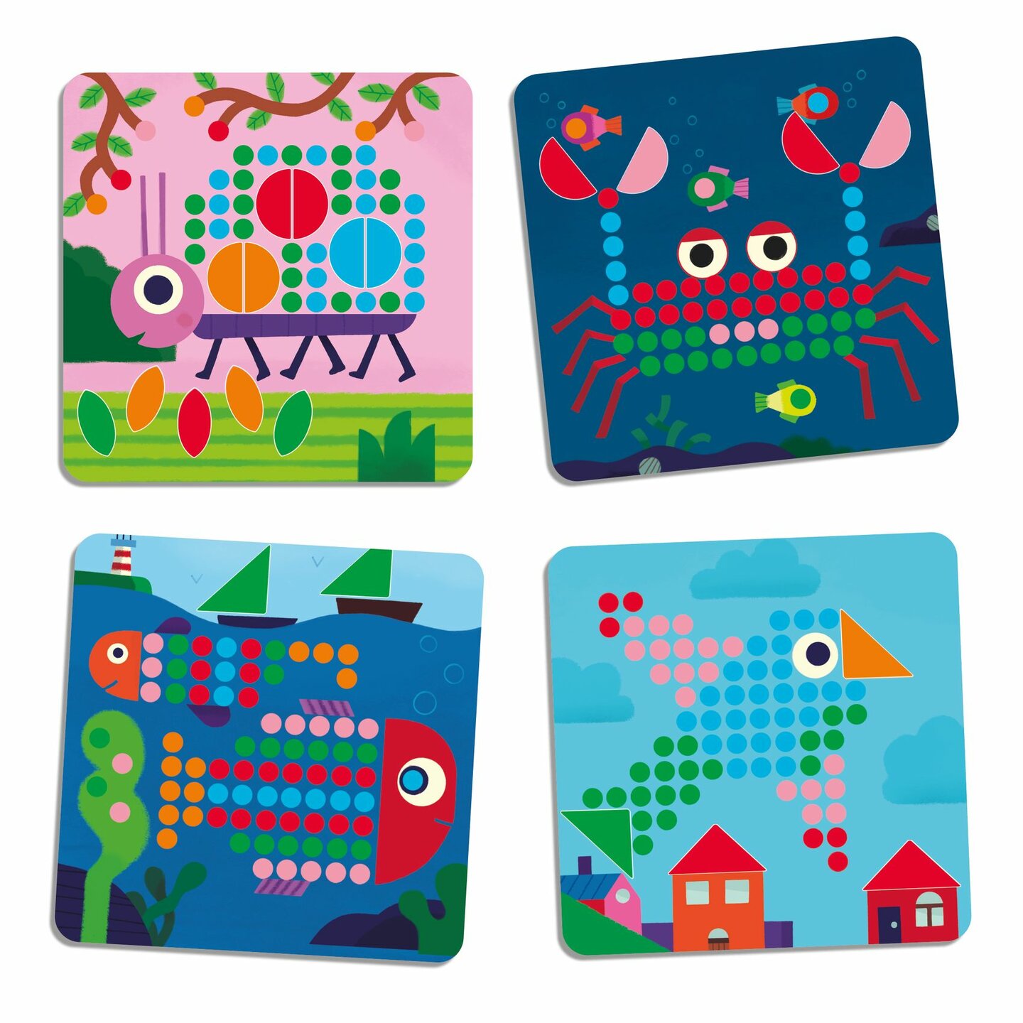 Djeco Mozaiëkpuzzel Mini Animo | Speel je Wijs