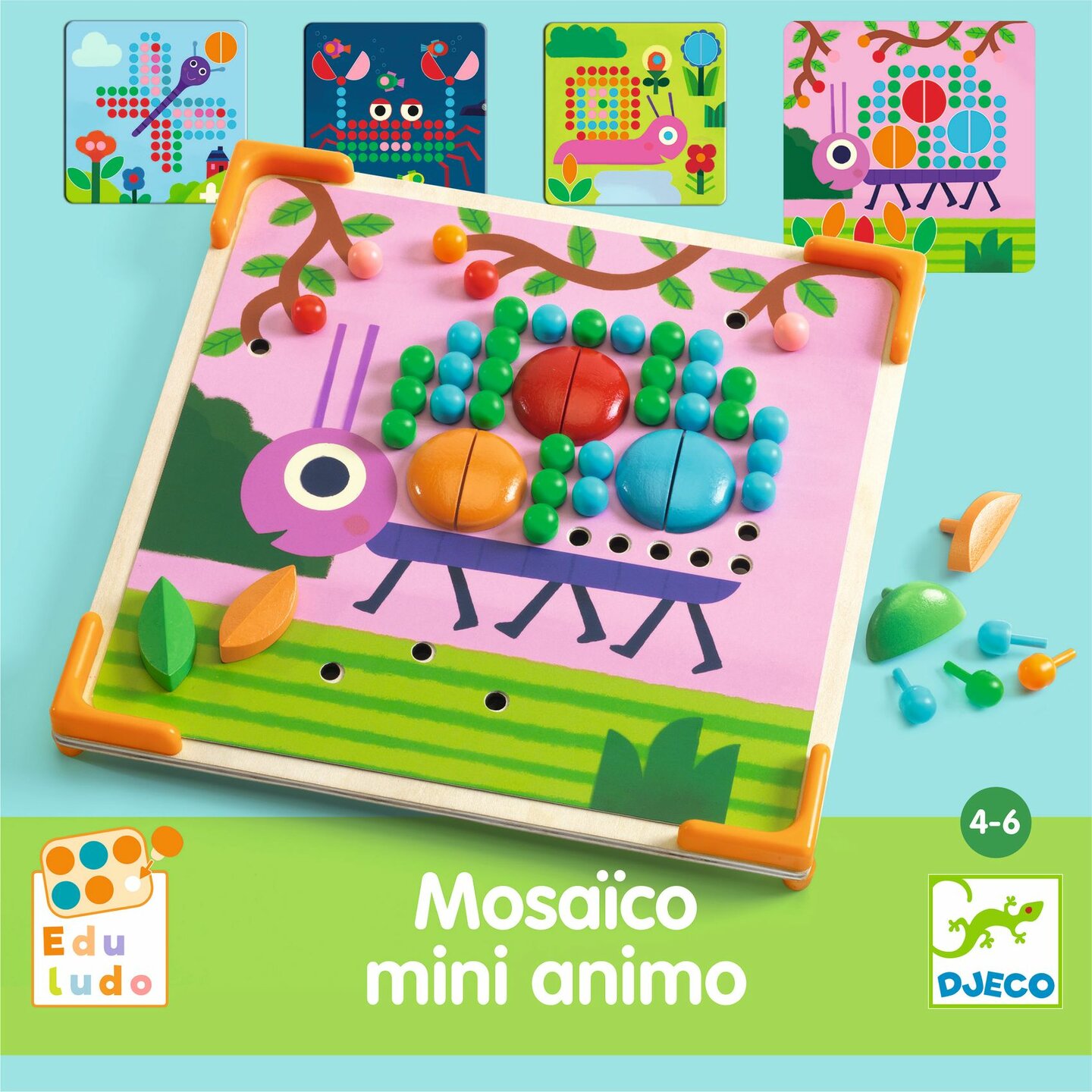 Djeco Mozaiëkpuzzel Mini Animo | Speel je Wijs
