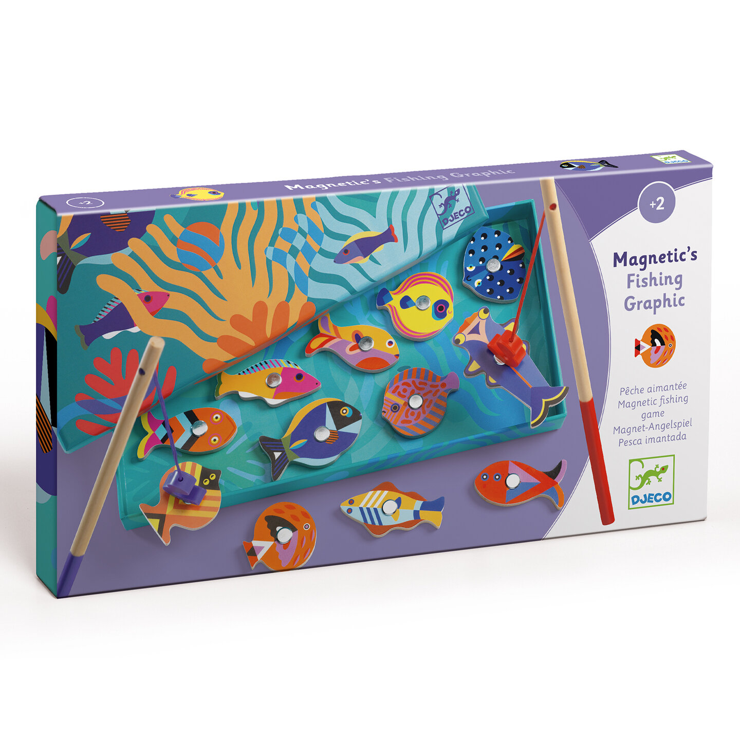 Djeco Magnetisch Visspel - Fishing Graphic 2+ | Speel je Wijs