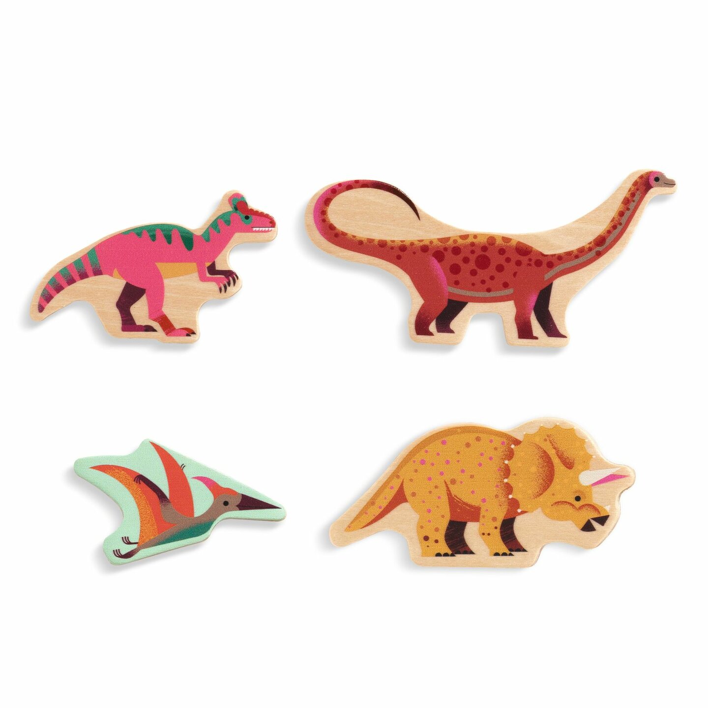 Djeco Houten Puzzel - Dino 2+ | Speel je Wijs
