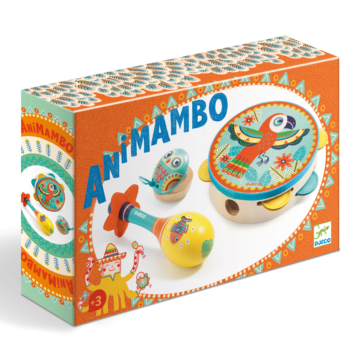 Djeco Animambo - Muziekset - Set van drie 3+