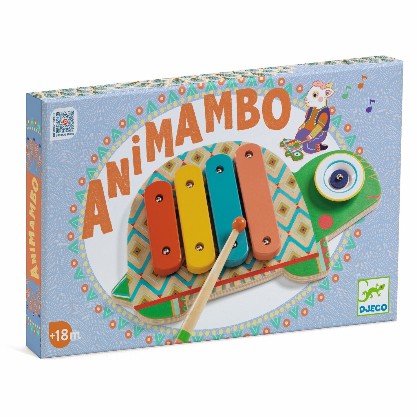 Djeco Animambo Cymbaal en Xylofoon 18mnd+ | Speel je Wijs