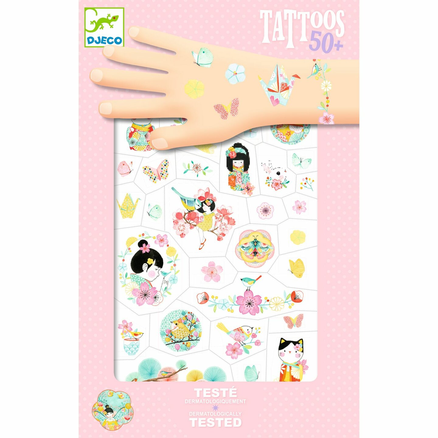 Djeco-Tattoos Sakura (50 tatoeages) | Speel je Wijs
