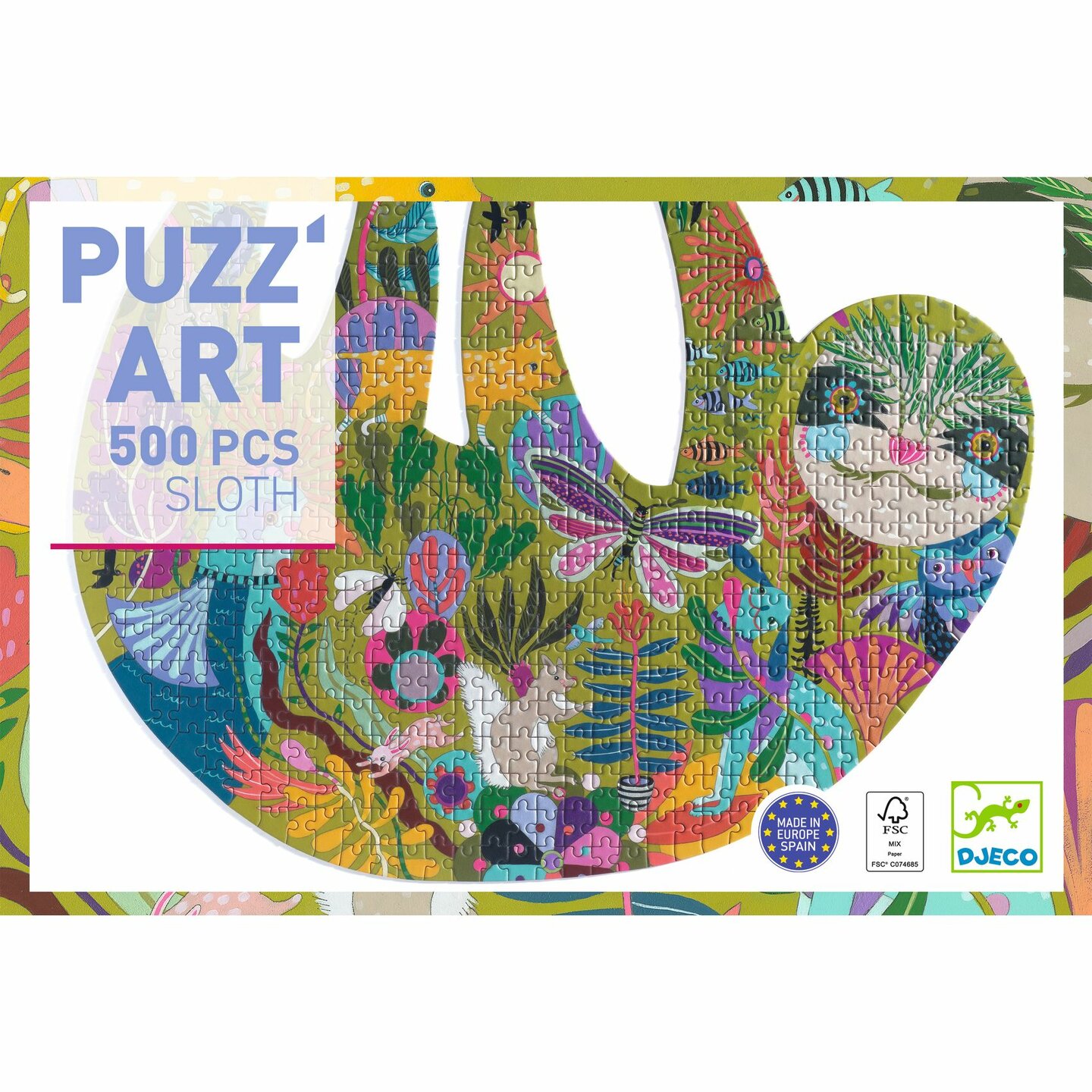 Djeco Puzz'Art puzzel - The Sloth 8+ | Speel je Wijs