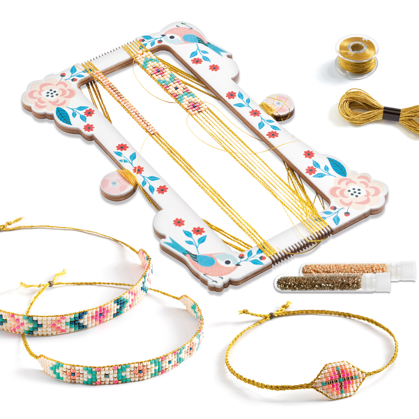 Djeco Sieraden | Mini kralen met Weefgetouw 9+ | Speel je Wijs
