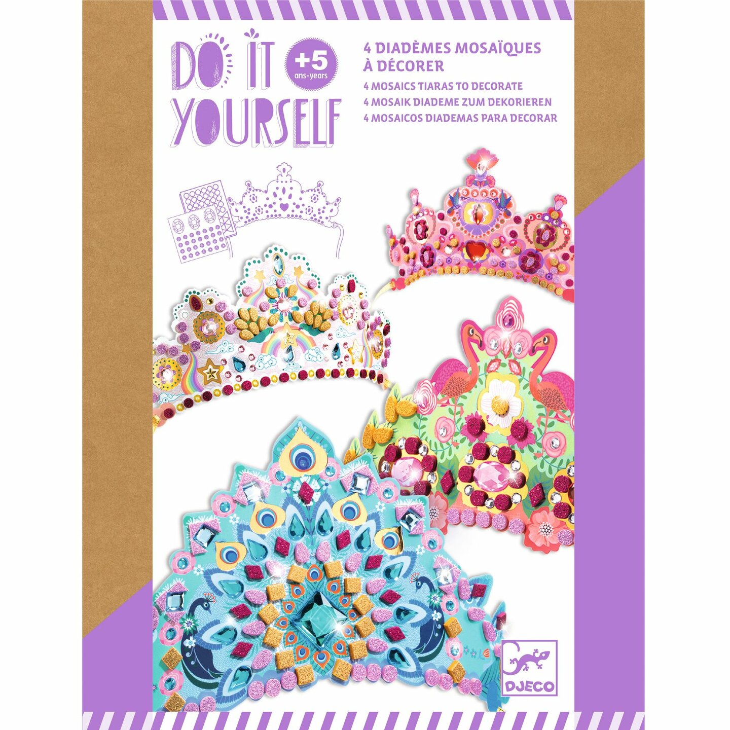 Djeco DIY - Prinsessen Diademen 5+ | Speel je Wijs