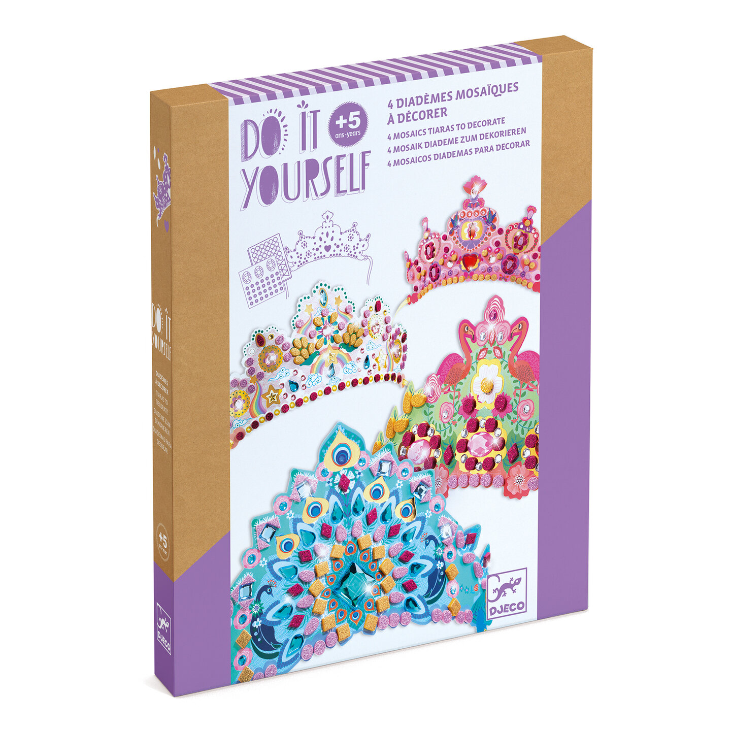 Djeco DIY - Prinsessen Diademen 5+ | Speel je Wijs
