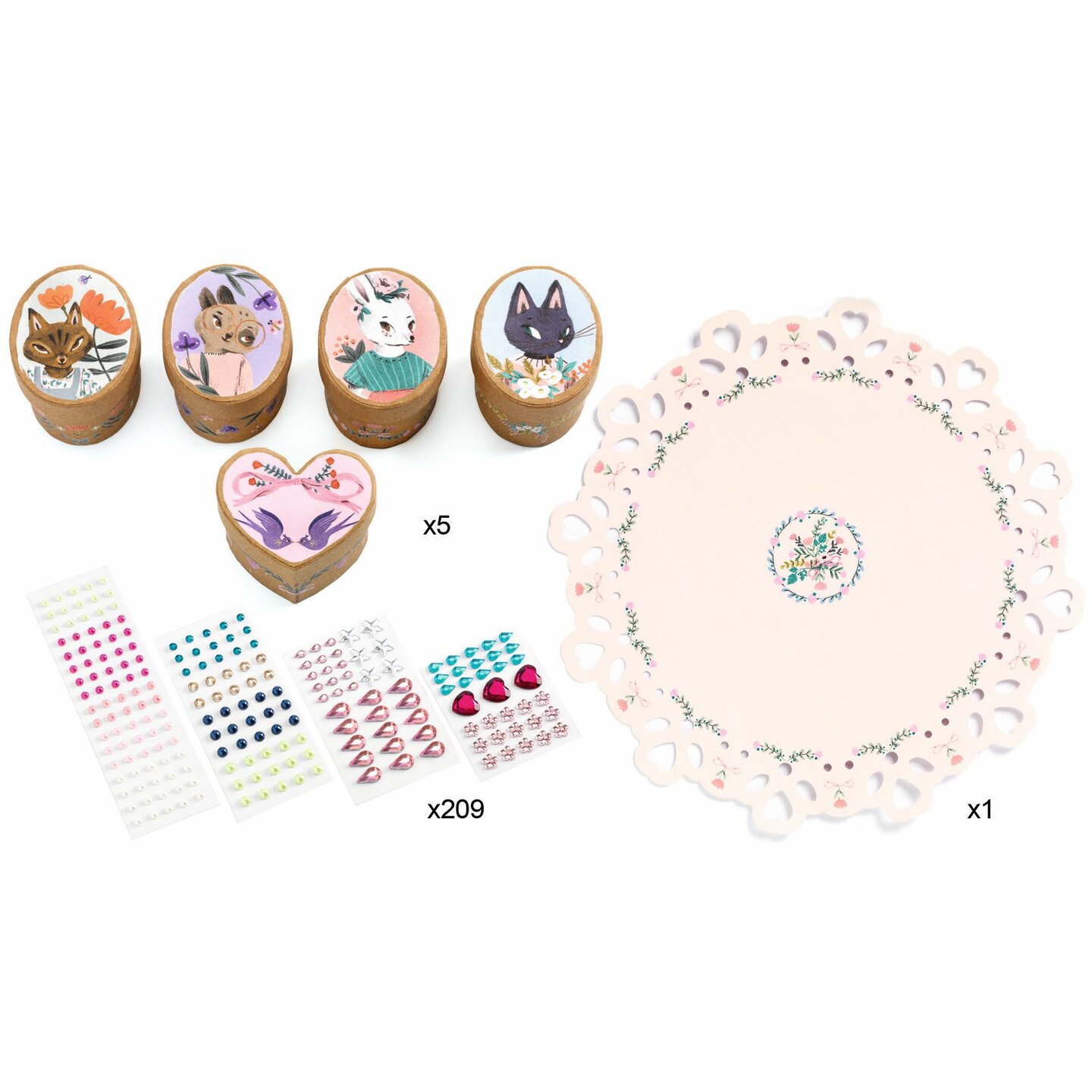 Djeco DIY - 5 Mini Doosjes maken 6+ | Speel je Wijs