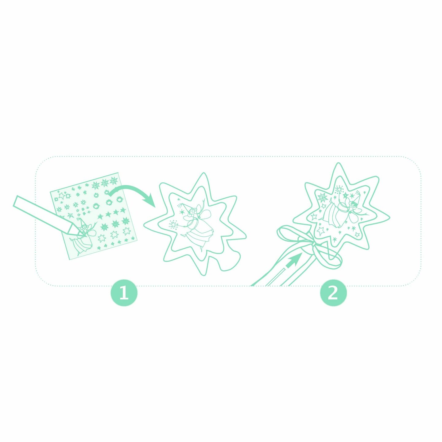 Djeco DIY - Toverstafjes maken - Little Fairies 5+ | Speel je Wijs
