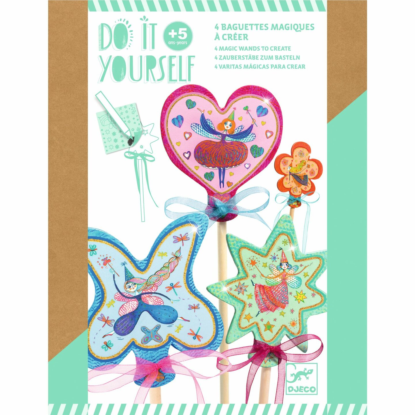 Djeco DIY - Toverstafjes maken - Little Fairies 5+ | Speel je Wijs