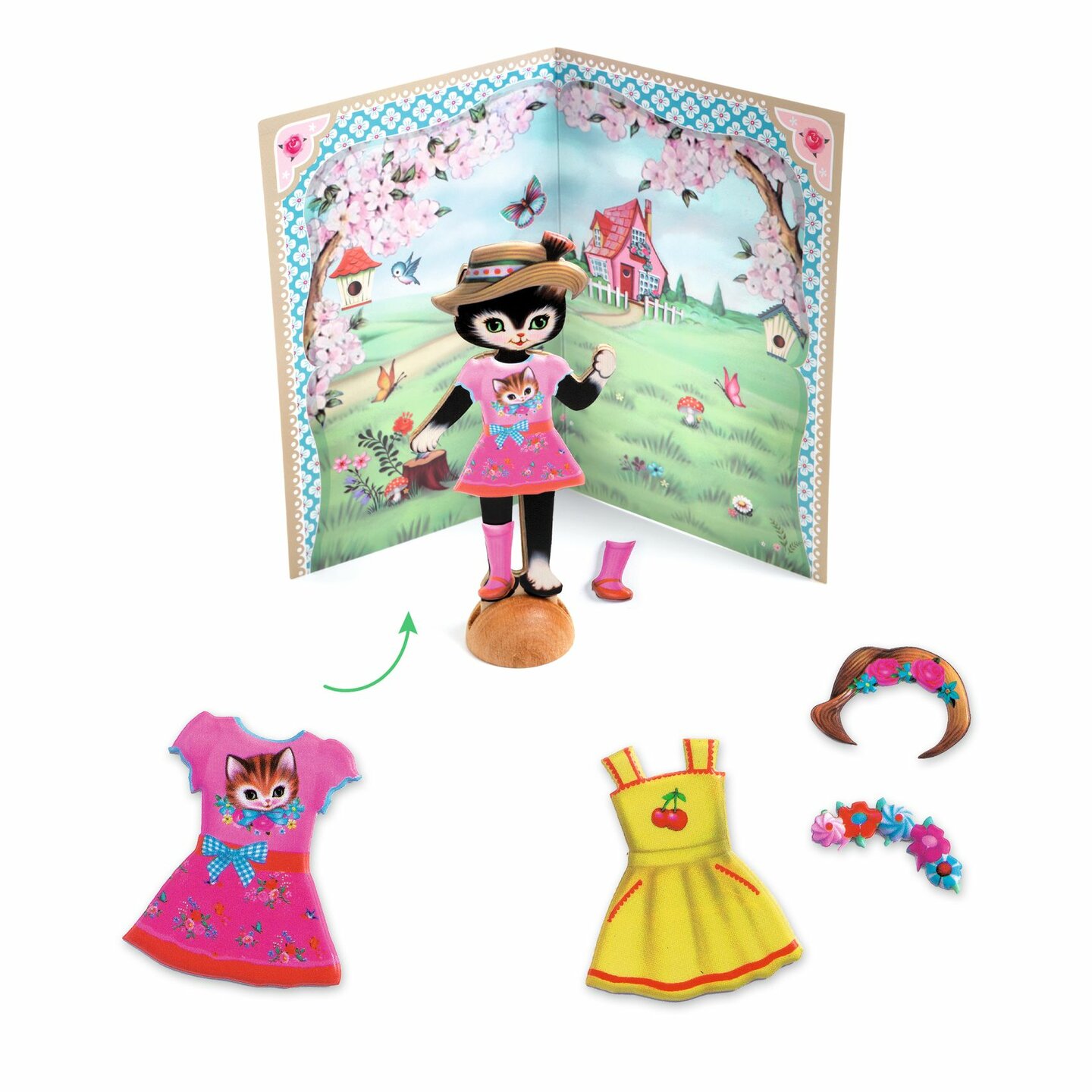 Djeco Knutselset Aankleedpoppetjes Little Dressing