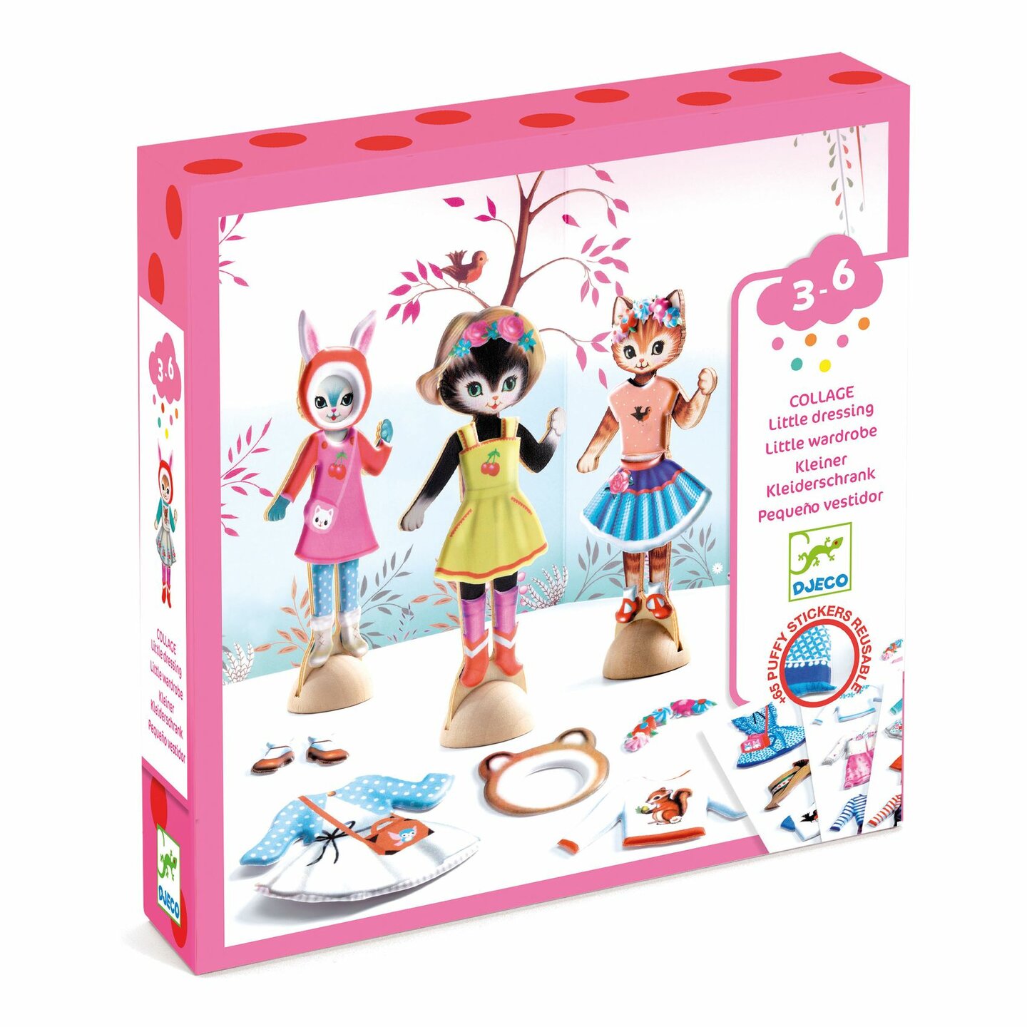 Djeco Knutselset Aankleedpoppetjes Little Dressing